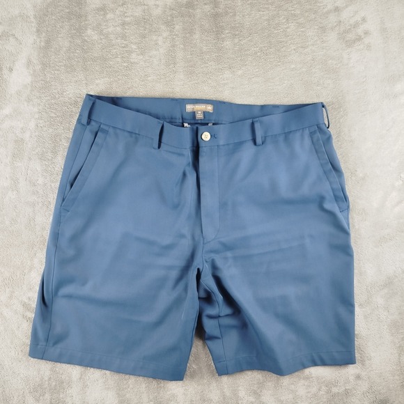 Peter Millar Other - Peter Millar Salem Crown Sport Performance‎ Shorts Mens 36 Blue Chino 8"In Golf
